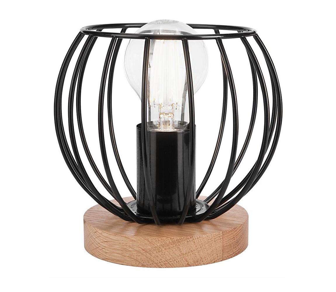 Lamkur Stolní lampa TIMO 1xE27/60W/230V černá LA45306