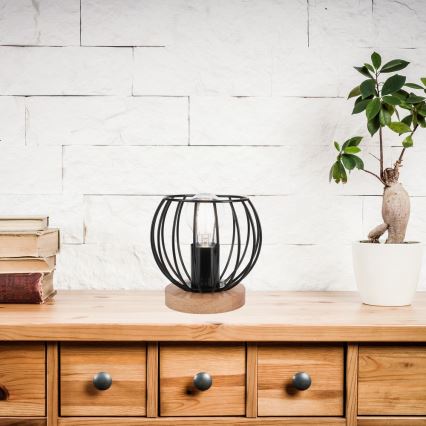 Stolní lampa TIMO 1xE27/60W/230V černá