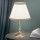 Stolní lampa TONIA 1xE27/60W/230V pr. 25 cm bílá/bronz