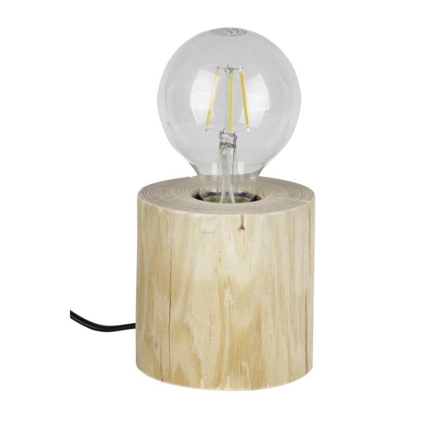 Stolní lampa TRABO 1xE27/25W/230V borovice