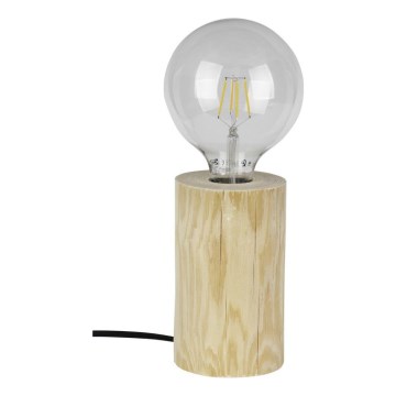 Stolní lampa TRABO 1xE27/25W/230V borovice