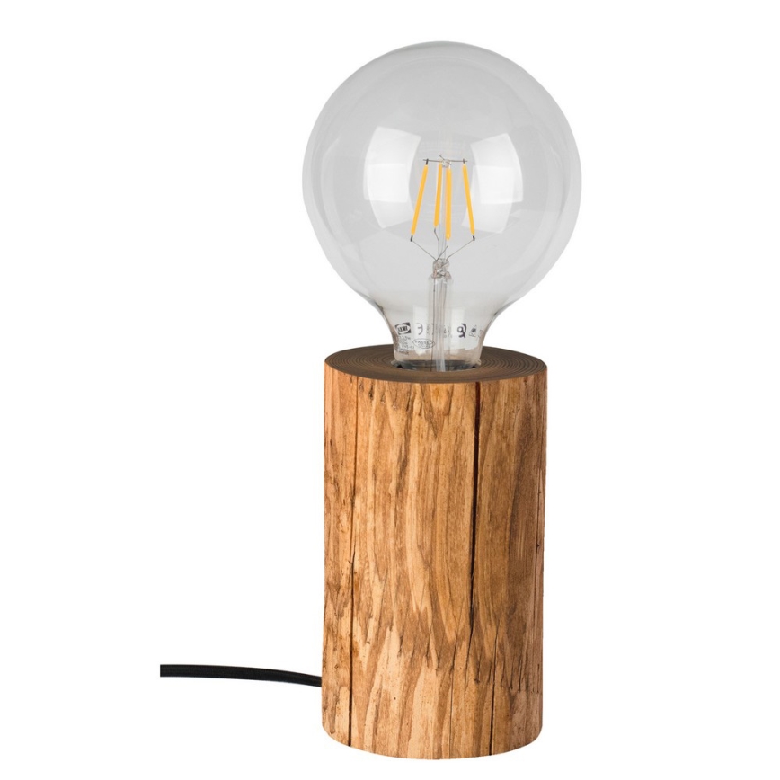 Stolní lampa TRABO 1xE27/25W/230V borovice