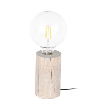 Stolní lampa TRABO 1xE27/25W/230V borovice