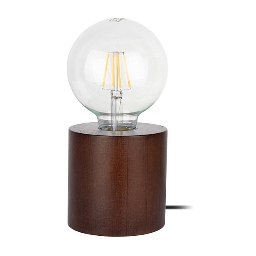 Stolní lampa TRONGO ROUND 1xE27/25W/230V buk