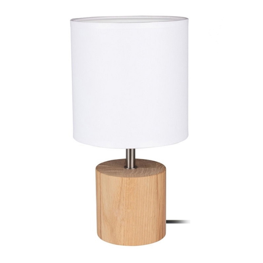 Stolní lampa TRONGO ROUND 1xE27/25W/230V dub
