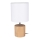 Stolní lampa TRONGO ROUND 1xE27/25W/230V dub