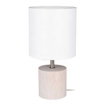 Stolní lampa TRONGO ROUND 1xE27/25W/230V dub