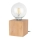 Stolní lampa TRONGO SQUARE 1xE27/25W/230V dub