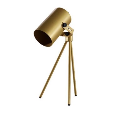 Stolní lampa TUBA 1xE27/24W/230V zlatá