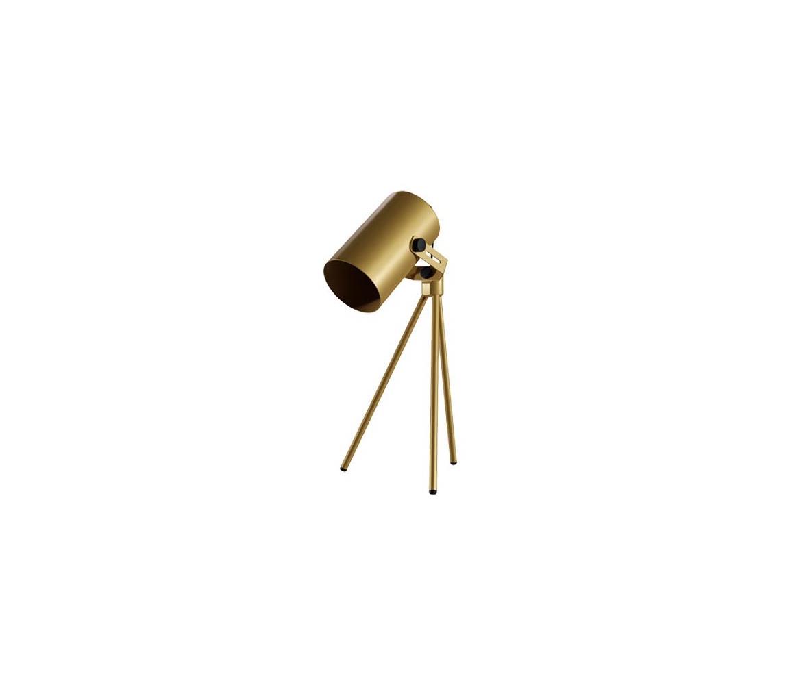 Temar Stolní lampa TUBA 1xE27/24W/230V zlatá TM0050