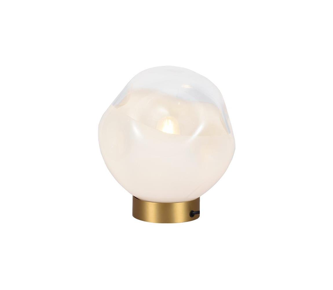 Viokef Lighting Stolní lampa VANA 1xE27/40W/230V krémová/zlatá 4313800 Zlatá,Krémová