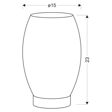 Stolní lampa Venus 1xE27/60W/230V černá/zlatá