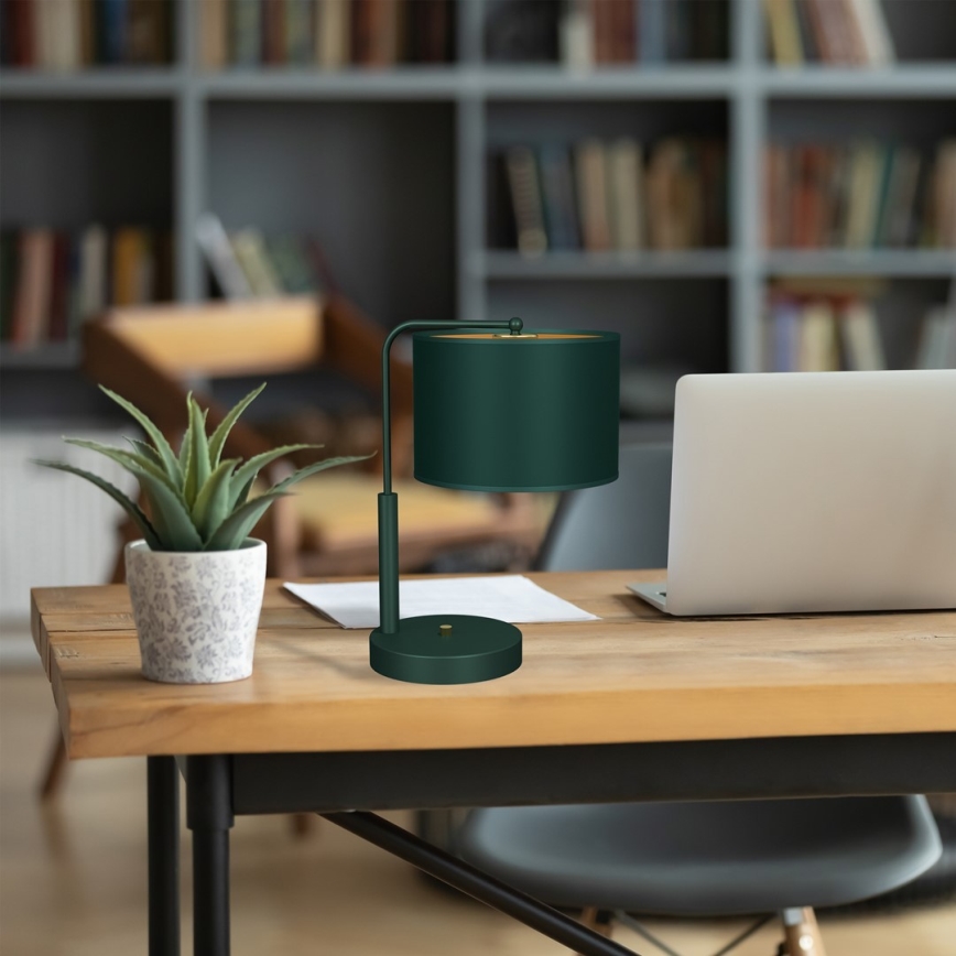 Stolní lampa VERDE 1xE27/60W/230V zelená
