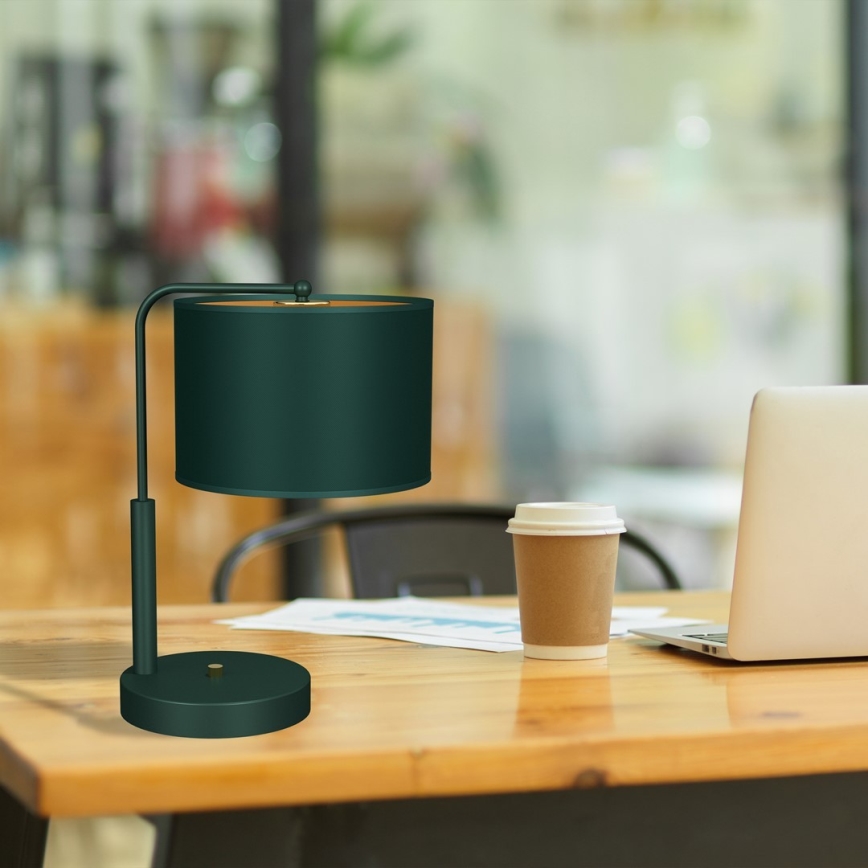 Stolní lampa VERDE 1xE27/60W/230V zelená