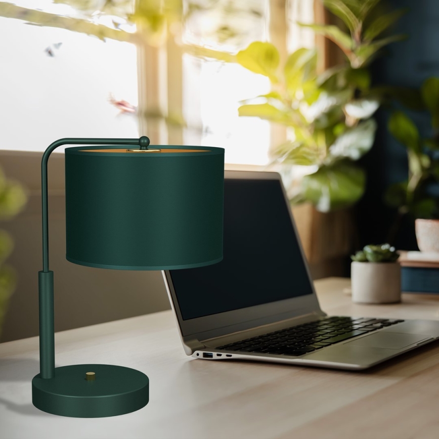 Stolní lampa VERDE 1xE27/60W/230V zelená