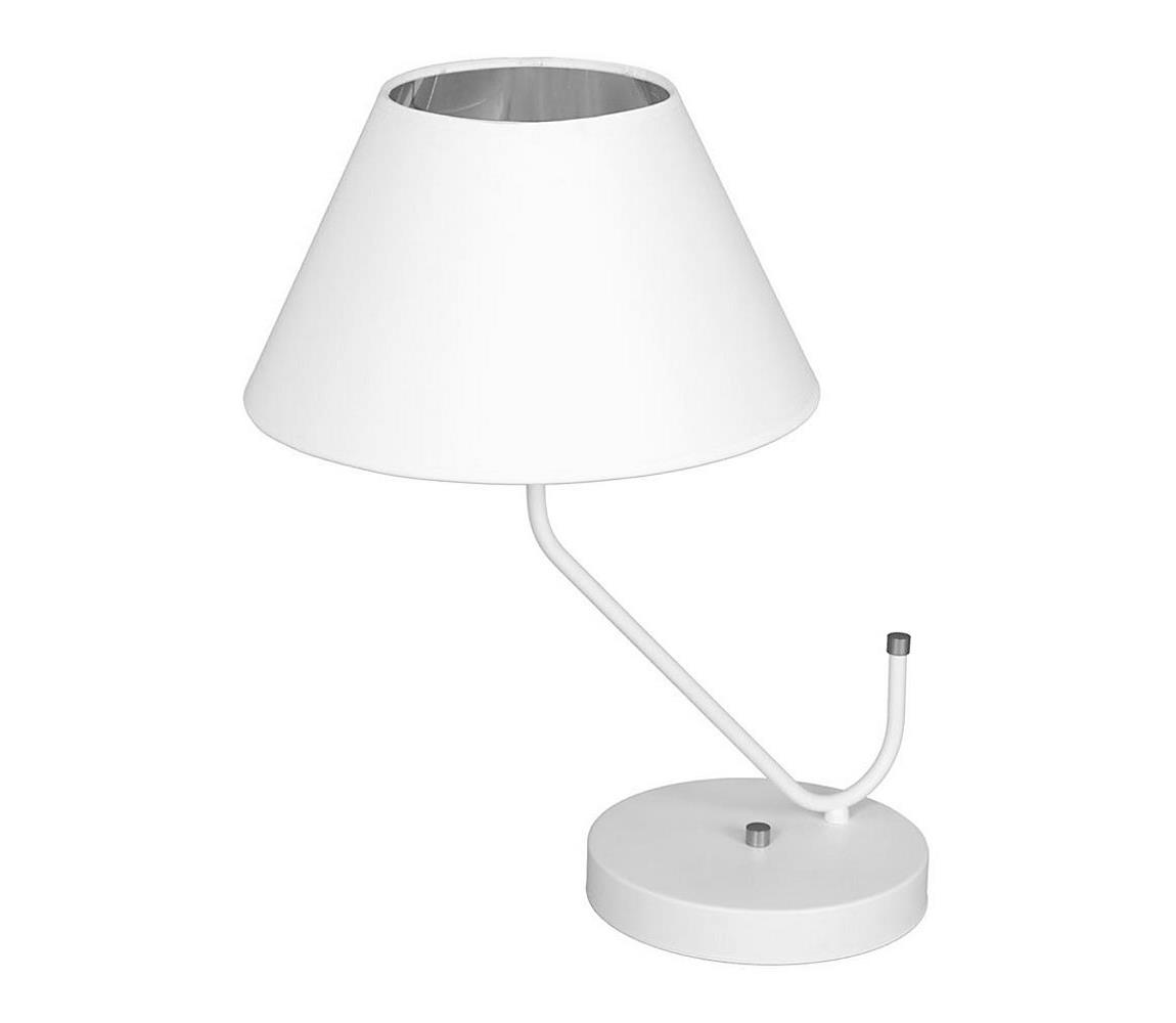  Stolní lampa VICTORIA 1xE27/60W/230V bílá 