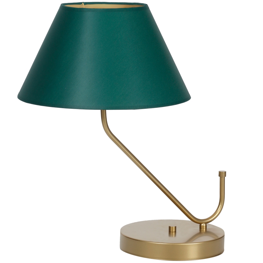 Stolní lampa VICTORIA 1xE27/60W/230V zelená