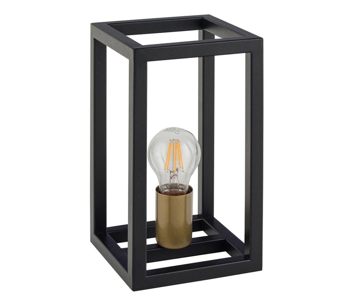 Sigma Stolní lampa VIGO 1xE27/60W/230V černá/zlatá SI0175