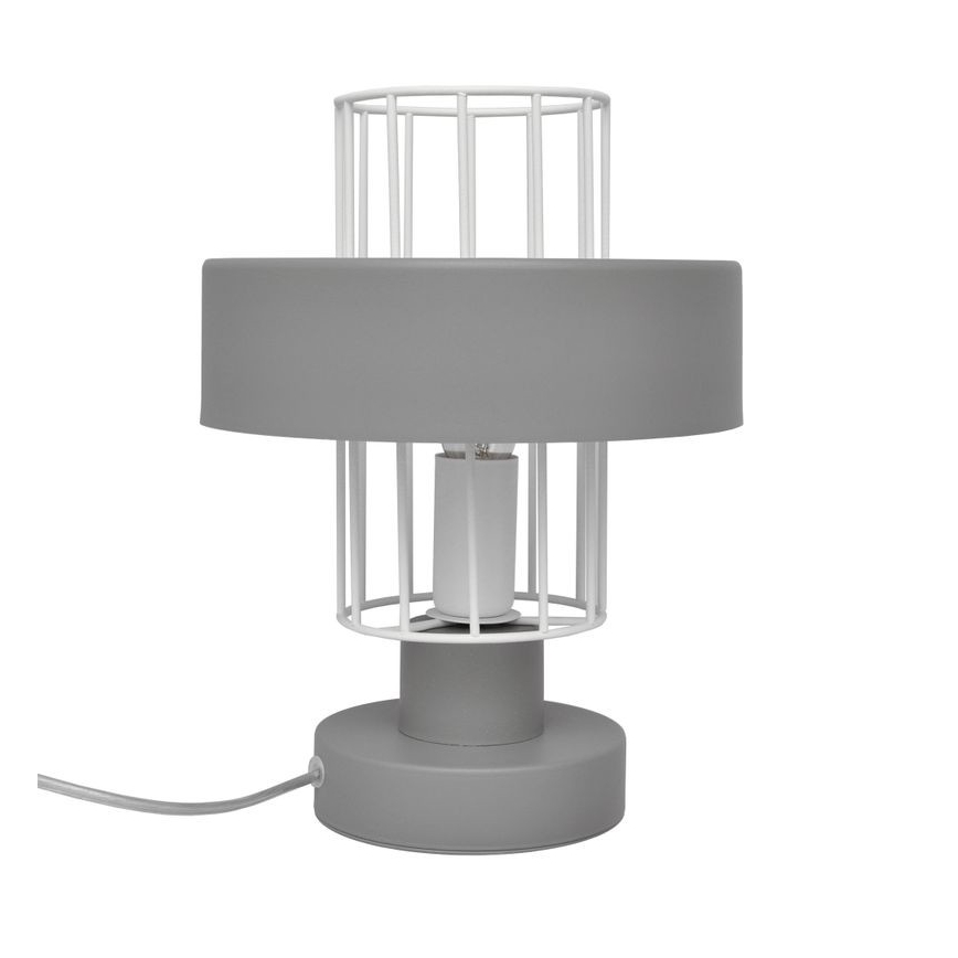 Stolní lampa VOLTA 1xE27/15W/230V šedá