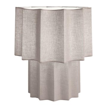 Stolní lampa WAVY 1xE27/14W/230V šedá