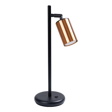 Stolní lampa WINX 1xGU10/10W/230V černá/měď