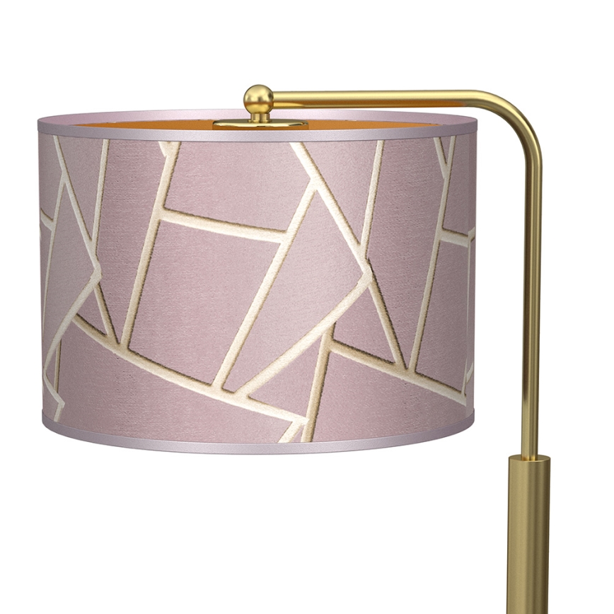 Stolní lampa ZIGGY 1xE27/60W/230V růžová/zlatá