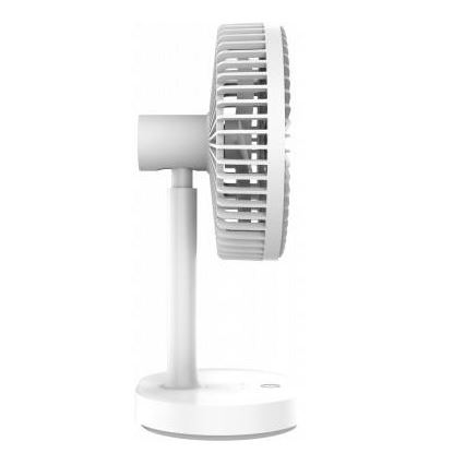 Stolní nabíjecí ventilátor s LED lampou 3000mA/3,7V microUSB