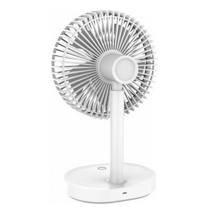 Stolní nabíjecí ventilátor s LED lampou 3000mA/3,7V USB-C