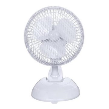 Stolní ventilátor 15W/230V pr. 20 cm bílá