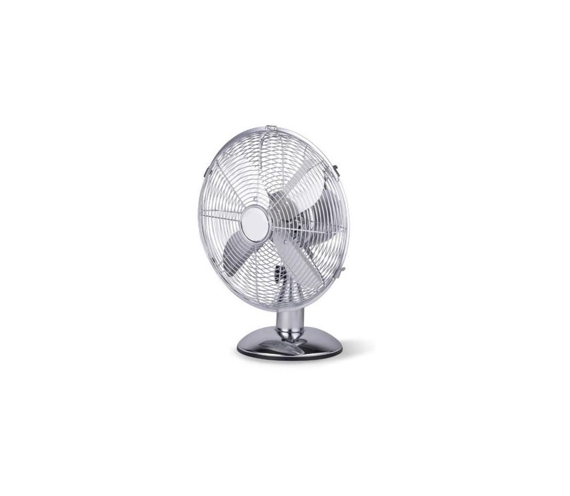 Lifetime Air Stolní ventilátor 35W/230V pr. 30 cm lesklý chrom P4536