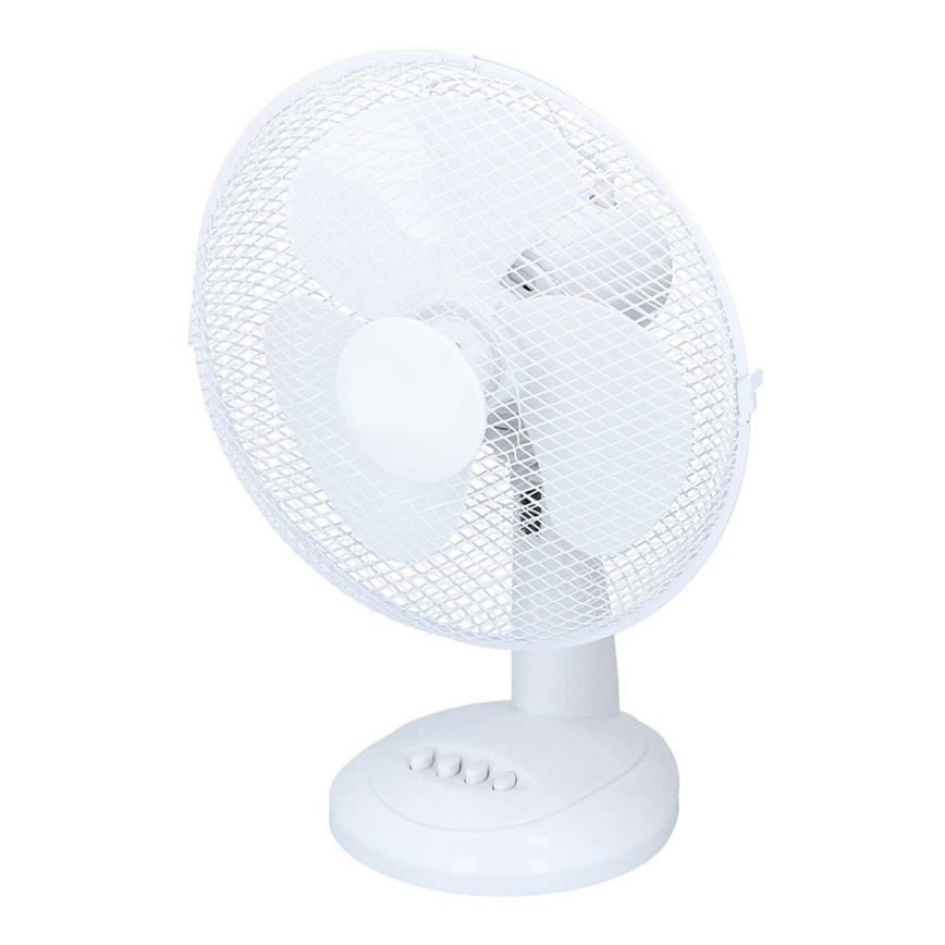 Stolní ventilátor 38W/230V pr. 30 cm bílá