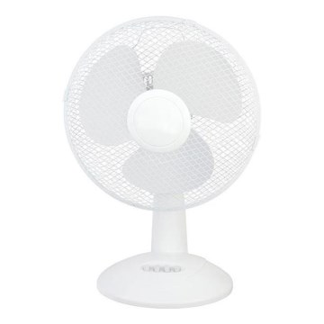 Stolní ventilátor 45W/230V pr. 45 cm bílá