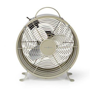 Stolní ventilátor RETRO 20W/230V šedá pr.25 cm