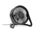 Stolní ventilátor USB pr. 15 cm černá