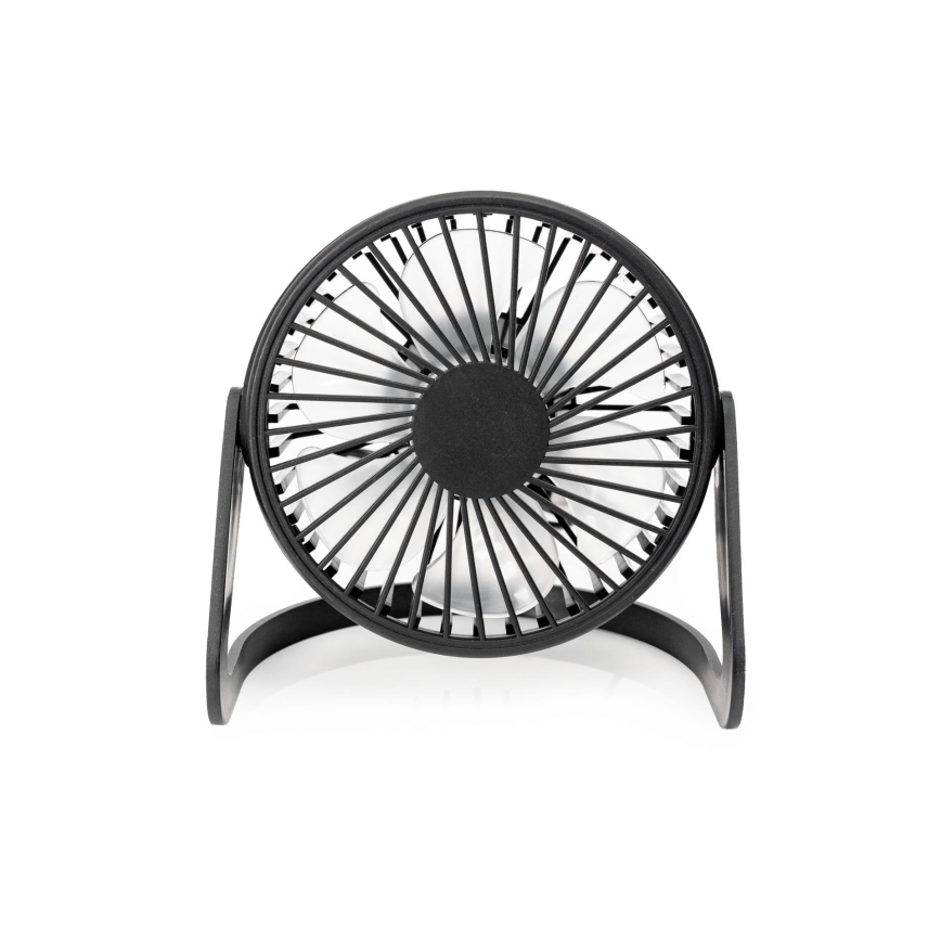 Stolní ventilátor USB pr. 15 cm černá