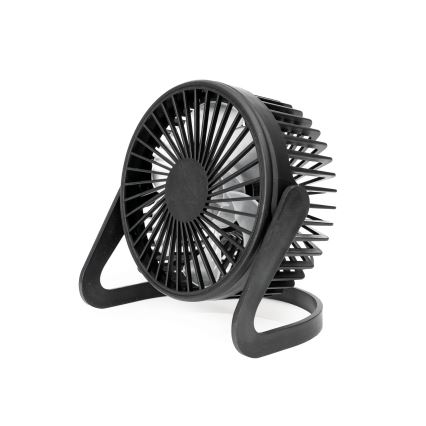 Stolní ventilátor USB pr. 15 cm černá
