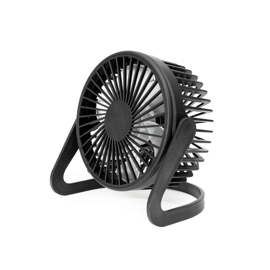Stolní ventilátor USB pr. 15 cm černá