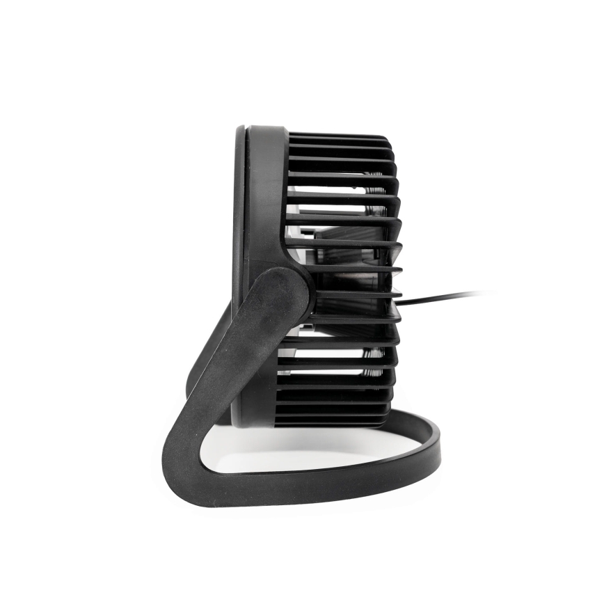 Stolní ventilátor USB pr. 15 cm černá