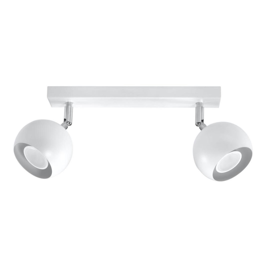 Stropní bodové svítidlo OCULARE 2xGU10/10W/230V