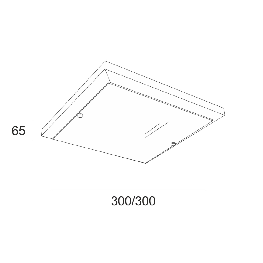 Stropní svítidlo 1xE27/60W/230V borovice