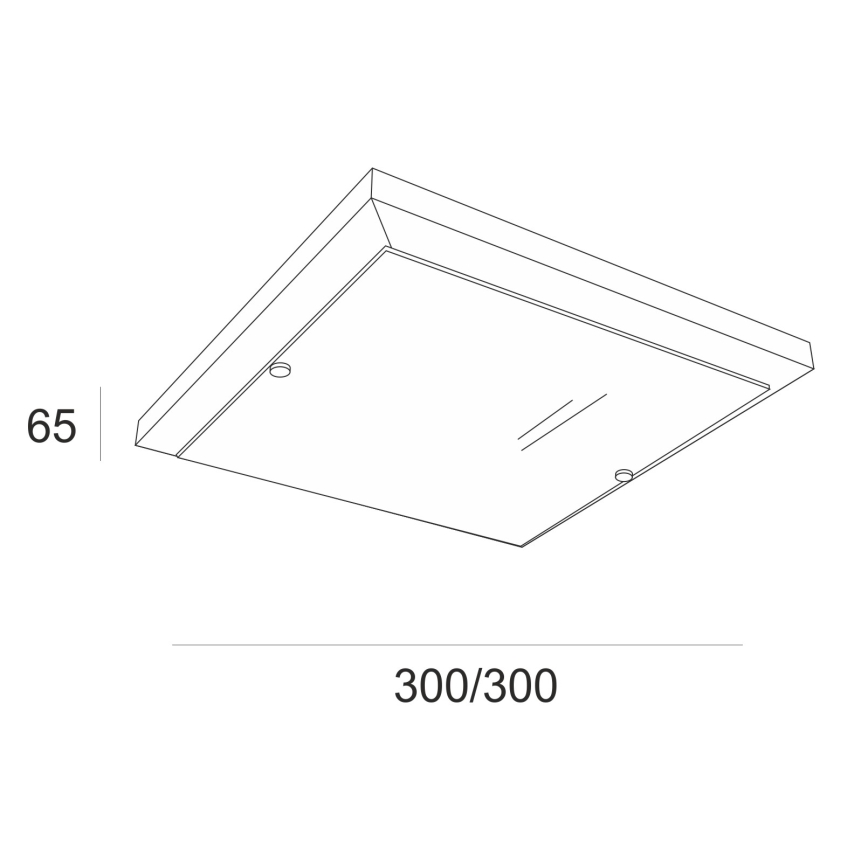 Stropní svítidlo 1xE27/60W/230V buk