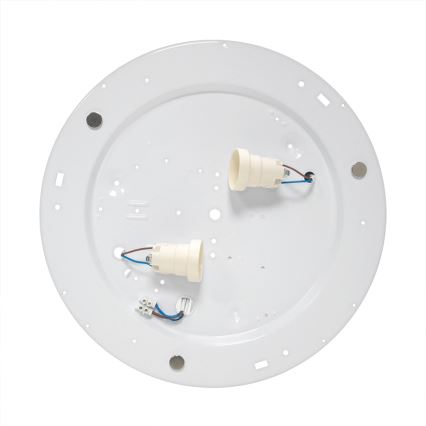 Stropní svítidlo 2xE27/60W/230V červená
