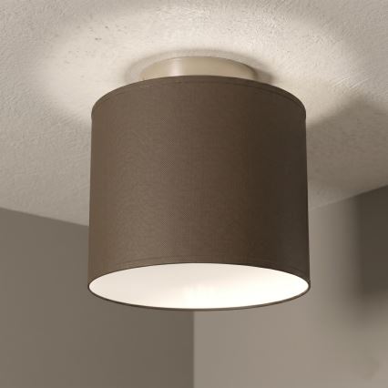 Stropní svítidlo ARDEN 1xE27/15W/230V pr. 18 cm hnědá