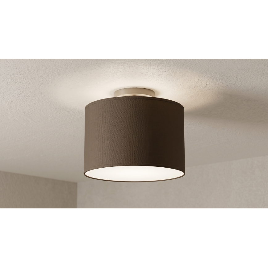 Stropní svítidlo ARDEN 1xE27/15W/230V pr. 25 cm hnědá