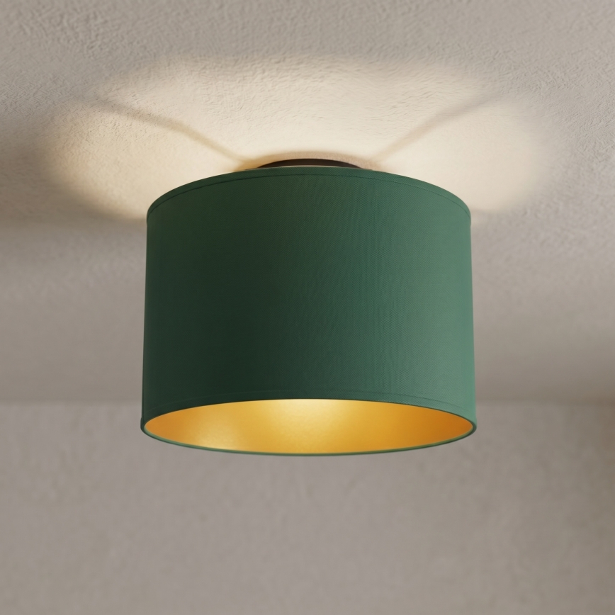 Stropní svítidlo ARDEN 1xE27/15W/230V pr. 25 cm zelená