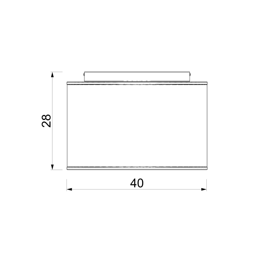 Stropní svítidlo ARDEN 1xE27/15W/230V pr. 40 cm hnědá
