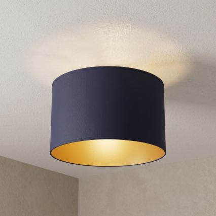 Stropní svítidlo ARDEN 1xE27/15W/230V pr. 40 cm modrá