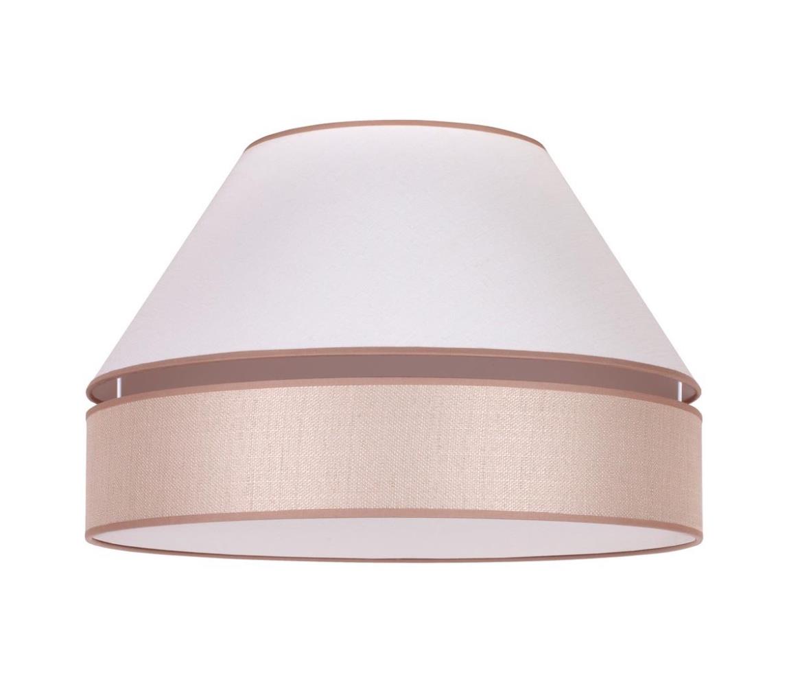 Duolla Stropní svítidlo AVIGNON 1xE27/15W/230V pr. 50 cm bílá/béžová DU602037