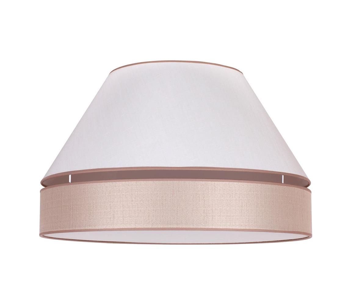 Duolla Stropní svítidlo AVIGNON 3xE27/15W/230V pr. 60 cm bílá/béžová DU602013