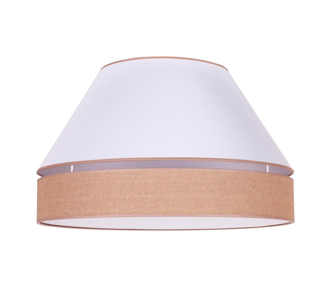 Duolla Stropní svítidlo AVIGNON 3xE27/15W/230V pr. 60 cm bílá/hnědá DU601955